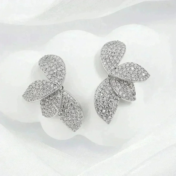 Women's Rakol Elegant Copper Irregular-Shaped Earrings - Picture 10 of 14